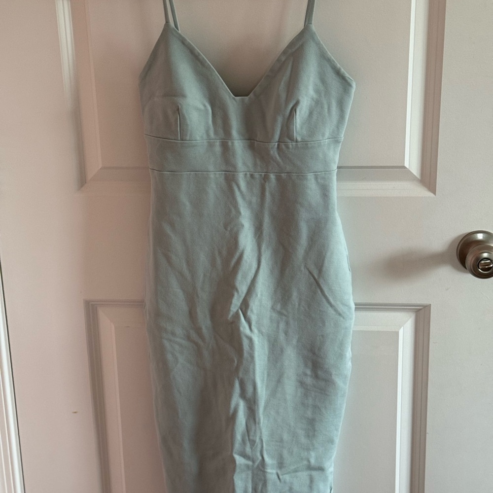 Lulu's Soft Blue Sleeveless Dress